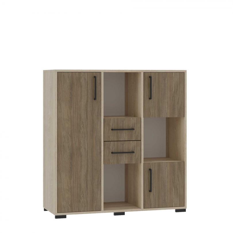 Шафа низька 3-х дверна з 2-ма шухлядами, для кабінетів, офісів,та класів,(ТОВ ‘’АЛМАНТ’’), 1059х405х1087 мм.